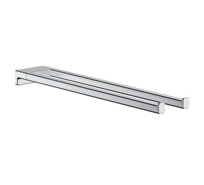 Handtuchstange hansgrohe AddStoris 2-armig chrom glänzend 41770000