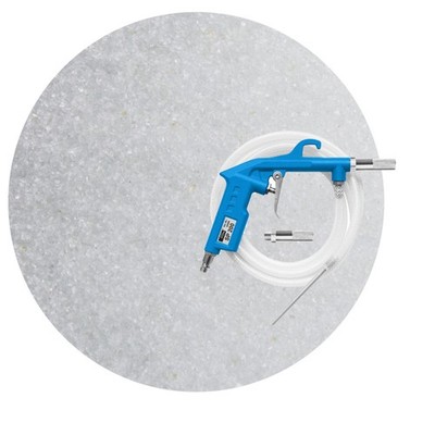 Glasgranulat Strahlmittel Sandstrahlset 25 kg Sandstrahlen Strahlpistole Glas