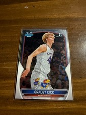2022/23 BOWMAN U CHROME GRADEY DICK 1ST CARD #41 KANSAS