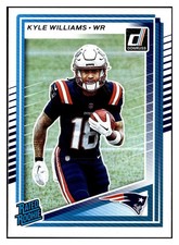 Kyle Williams 2025 Donruss Rated Rookie RC #327 New England Patriots NFL *314