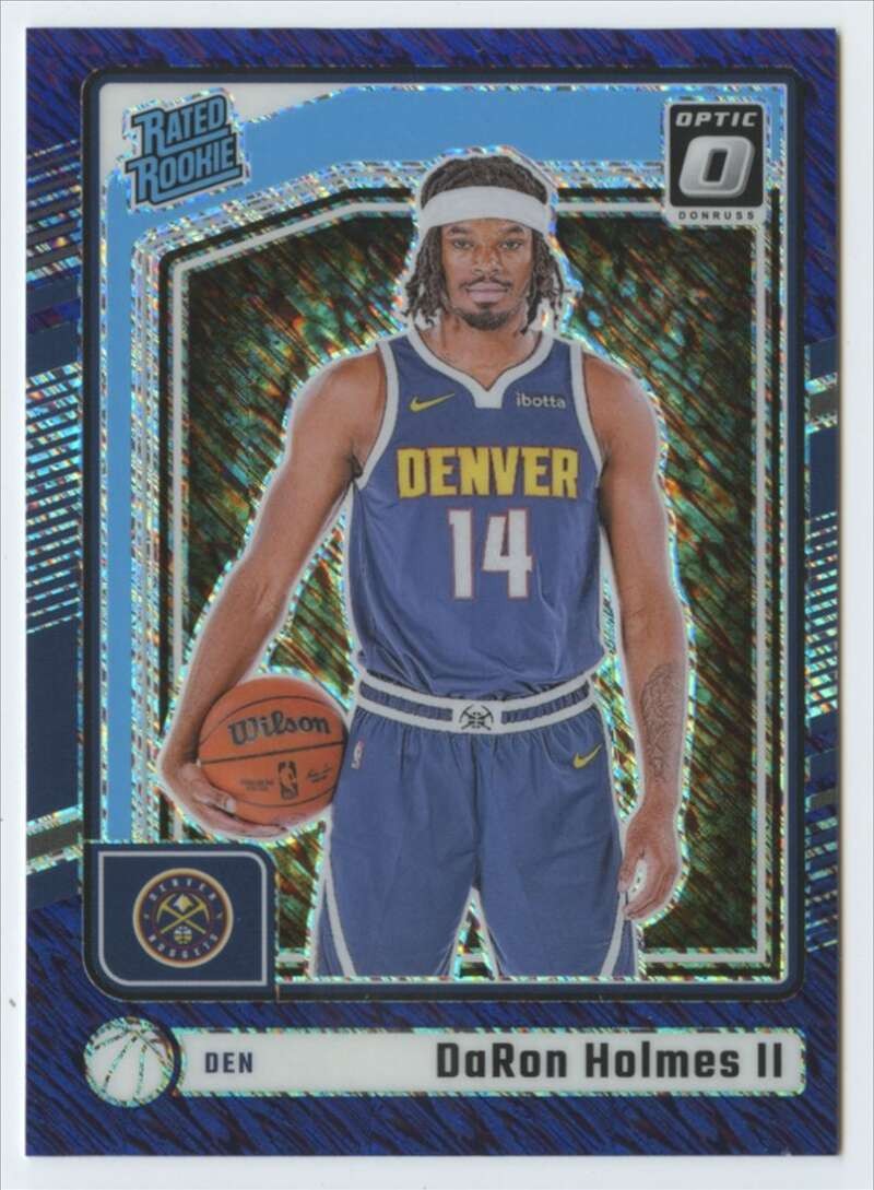 2024-25 Optic Base Rated Rookies Purple Shimmer #262 DaRon Holmes II Nuggets RC