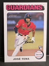 2024 Topps Heritage - Rookies Jose Tena #227 White Border (RC)