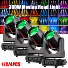 UKING LED Beam 380W RGBW 18+8Prism GOBO Moving Head Light Stage Light DMX Effect