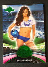 2014 Benchwarmer MARIA KANELLIS Soccer #81 ⚽ Green Foil/3 WWE Diva 💗 Playboy
