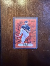 2025 Topps Stadium Club Spencer Strider Orange Parallel #90 Braves