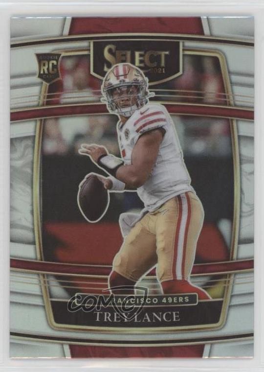 2021 Panini Select Concourse Silver Prizm Trey Lance #45 3j7