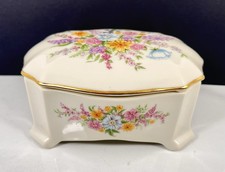 Lenox "Constitution" Pattern Music/Trinket Box Plays "America The Beautiful" VNT