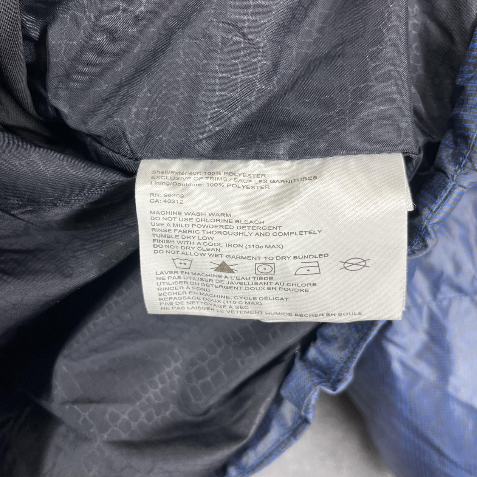 Bonfire Snowboarding Company Jacket Mens XL Blue Dakar Puffer Hooded Snowboard