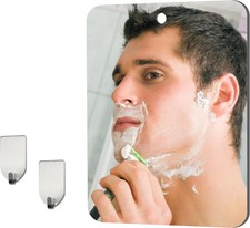 Shatterproof Shower Mirror Fogless for Shaving Medium 8x6 inch , Unbreakable