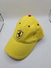 Ferrari Hat Youth  Scuderia Ferrari Adjustable Used Racing Cars READ