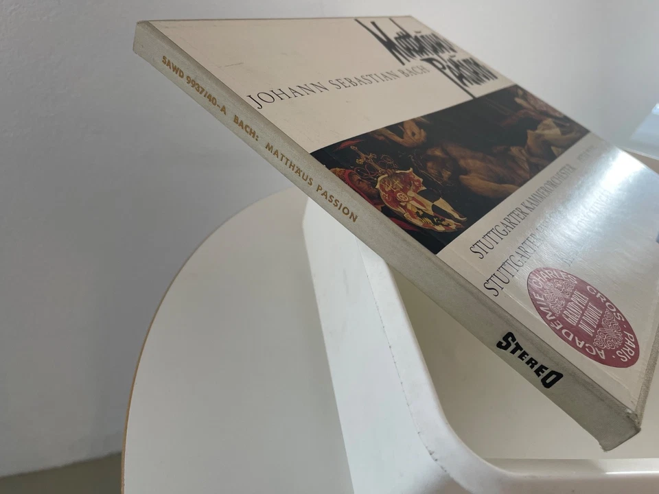 MUNCHINGER - MATTHÄUS PASSION 4 LP BOX - BLACK DECCA SXL STEREO 9937-40 - TOP! - Image 3 of 4