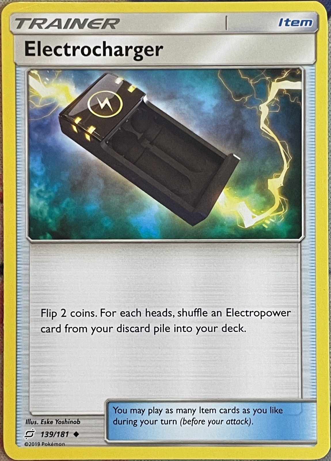 Electrocharger - 139/181 - Team Up Pokemon 2019