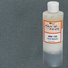 Mayco Magic Metallic Paint Steel Model Number # MM106 Water Based Acyrlic