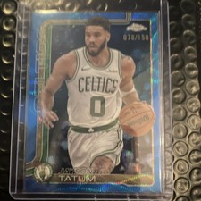 Topps 2024-25 Chrome Jayson Tatum #49 Boston Celtics Serial #078/150
