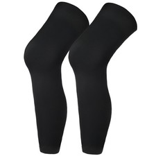 Full Length Compression Leg Sleeve Knee Brace Undersleeve Men Women Sports