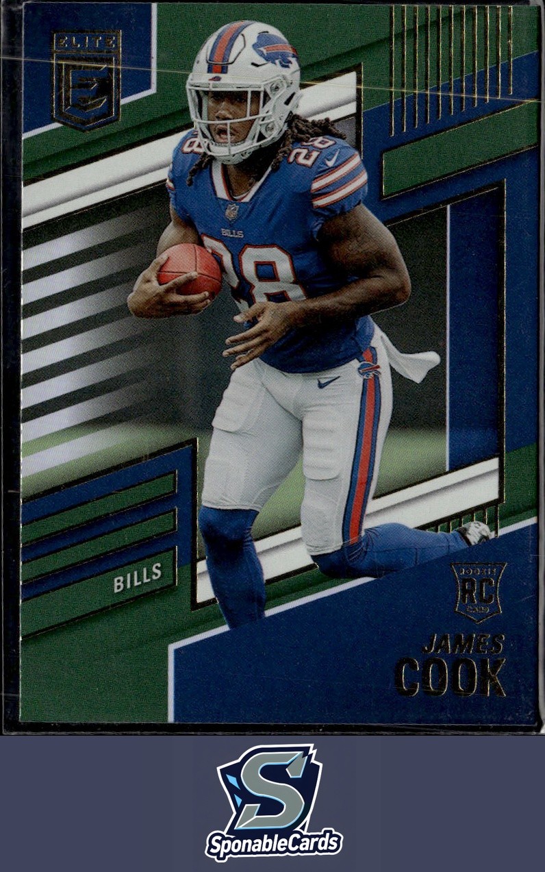 2022 Donruss Elite #116 James Cook Green