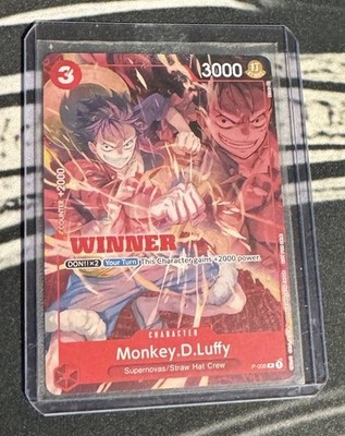 Monkey D. Luffy P-006 V.2 Winner Promo Englisch