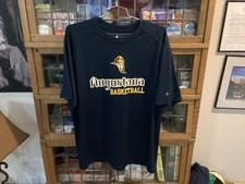 Augustana Vikings Navy BSN SPORTS Spell Out w Mascot Performance T-shirt SZ XXL