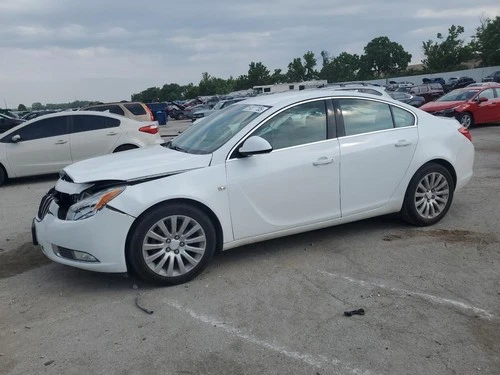 Used Right Door Mirror fits: 2011 Buick Regal Power heated w/o turn signal paint