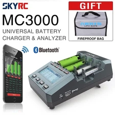 SKYRC MC3000 4-Port Multi-Chemistry Battery Charger LCD Analyzer with Adapter US