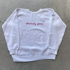 Vintage 60s Physically Phfft Happy Face Raglan Cut Crewneck 