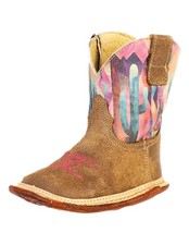 Tin Haul Western Boots Girls Cactita Leather Brown 14-016-0007-1745 BR