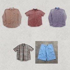 Chaps Mens 5 Piece Outfit Bundle Size XL Shirts + Shorts