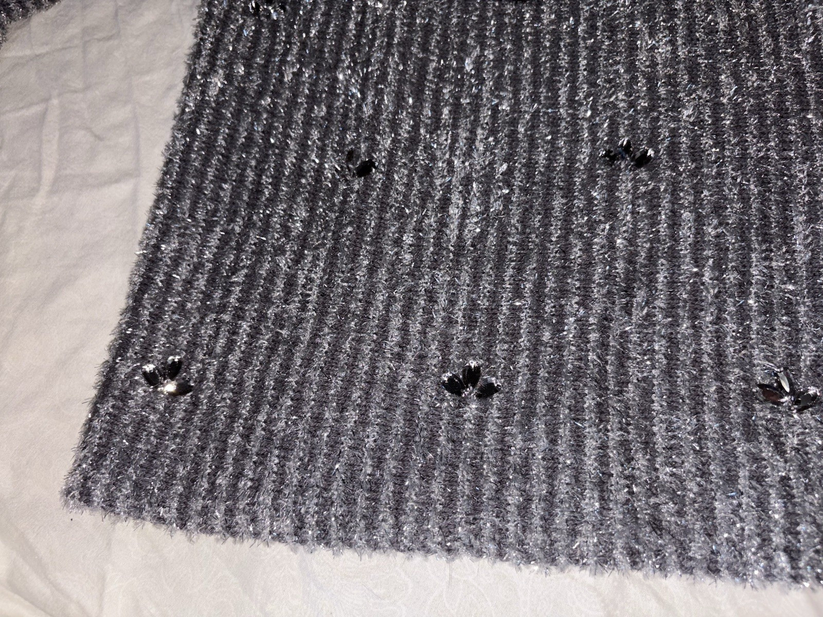 RUBY RED SILVER SPARKLE 2 PIECE LONG SLEEVED JACK… - image 6