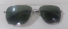 Ben Sherman Sunglasses Silver Metal Frame Green Lenses 58-16-140 CAT.3