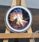 1987 Silver Eagle Toned Proof Coin Rainbow Toning 🌈