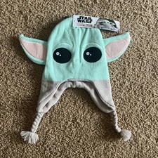 New Disney Star Wars The Mandalorian OSFA Grogu Baby Yoda Winter Beanie Hat