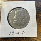 1960 D Franklin Half Dollar Circulated Silver Collectible