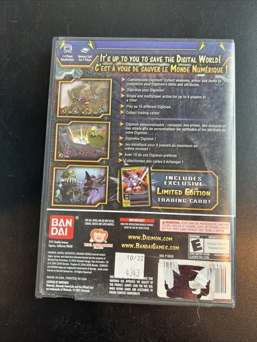 Digimon World 4 (Nintendo GameCube, 2005) No manual Works - Picture 3 of 6