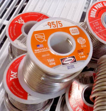 HARRIS 95/5 Lead Free Wire Solder 1 lb. Spool - (95% Tin - 5% Antimony)