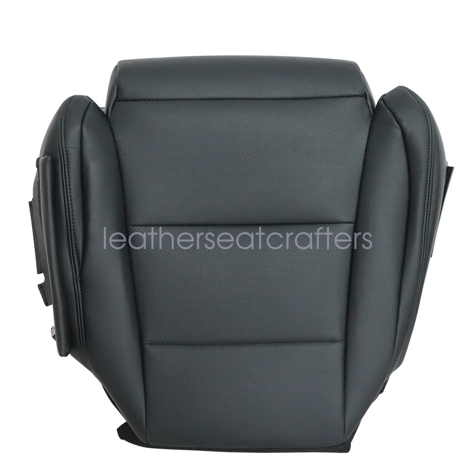 Cubierta de asiento de cuero de repuesto para parte inferior lateral negra para Lexus GS350 2013-2020 Foto 2 de 4