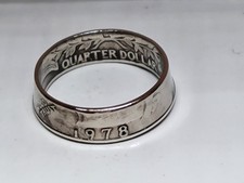 1978 - Size 9  State Quarter Coin Ring