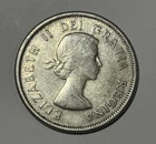 1964 Canada 25 Cents Elizabeth II - .800 Fine Silver - .1500 ASW - KM 52 - Nice
