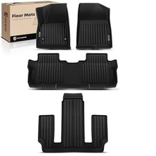 Floor Mats  Cargo Mat Fit 2017-2023 GMC Acadia 6 Seats with Bucket Seats ,
