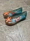 Mini Melissa Disney Ariel Jelly Vinyl Slip-On Peep Toe Flats Flower US 13 — photo 2