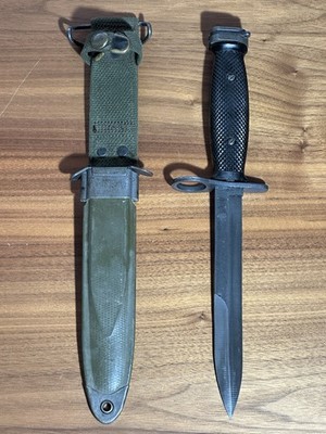 Vintage U.S. Military M7 Bayonet Combat Knife (BOC) USM8A1