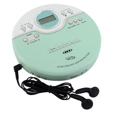 Studebaker SB3703MW Joggable Personal CD/MP3 Player with Audio Book white