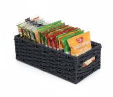 4-Compartment Seasoning Packet Organizer with Removable Dividers, Kitchen Pac...