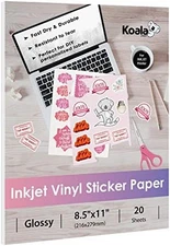 Printable Vinyl Sticker Paper Inkjet Water Resistant