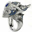 miniature 9  - Fashion 925 Silver Rings for Men Jewelry Punk Party Band Ring Gifts Size 6-10