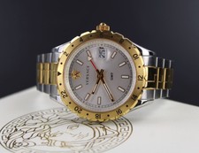 Versace Uhr Herren Armbanduhr Herrenuhr silbe...