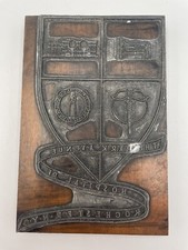 Vintage Printing Letterpress Printers Block Park Avenue Hospital Rochester NY