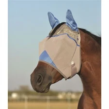 Cashel Crusader Fly Mask Standard w/Ears - Blue