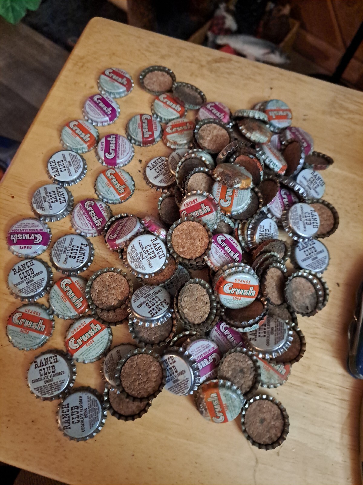 soda bottle caps Cork Back 20 Vintage Mixed LOT AS SHOWN eBay