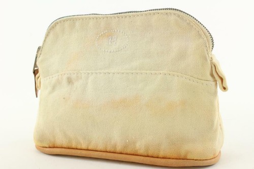 Toile Beige Bolide Cosmetic Pouch 