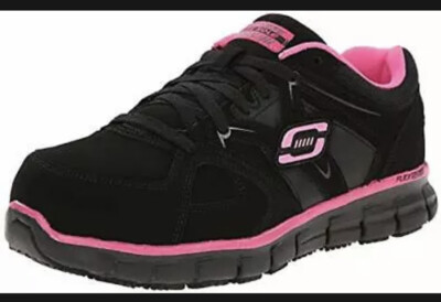 NEW Skechers for Work Women's Synergy Sandlot Alloy Toe Steel